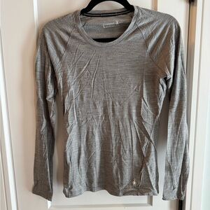 Smartwool Heather Gray Merino Top